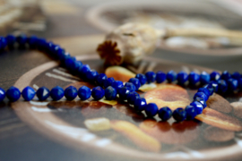 Lapis Lazuli Facet 4 mm Kralen