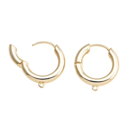 Oorbel met Oog 20 mm Gold Plated (1x)