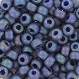 Miyuki Rocailles 4 mm Opaque Frosted Rainbow Bayberry 6-4703