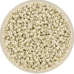 Miyuki Rocailles 2 mm Galvanized Silver