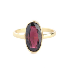 Garnet Ring Gold Vermeil / Muja Juma