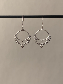 Sterling Silver Boho Dots Earrings