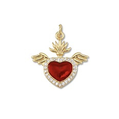 Hart met Vleugels Bedel Goud