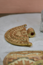 Tribal Waaier Hanger - Brass