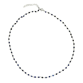 Lapis Lazuli Harmonic Necklace Sterling Silver