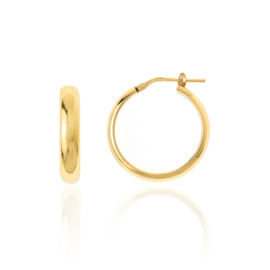 Hoops Gold Vermeil 19mm Oorbellen