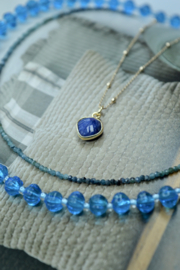 Blauw Toermalijn Lagoon Ketting