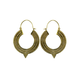 Brass Indian Hoops / Oorbellen