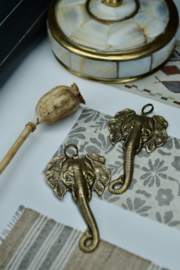 Elephant Pendant Brass