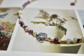 Amethyst Butterfly Bracelet