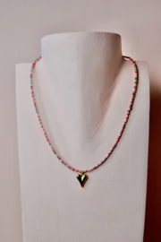 Sweet Heart Ketting Goud