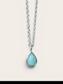 Amazoniet Ketting - Sterling Silver
