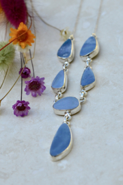Doublet Opal Necklace Sterling Silver