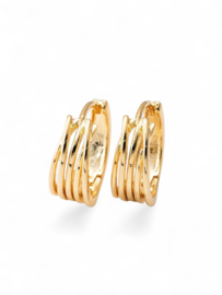 Livia Hoop Oorbellen - Gold Plated