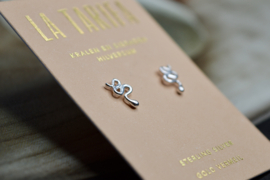 Snake Studs Sterling Silver