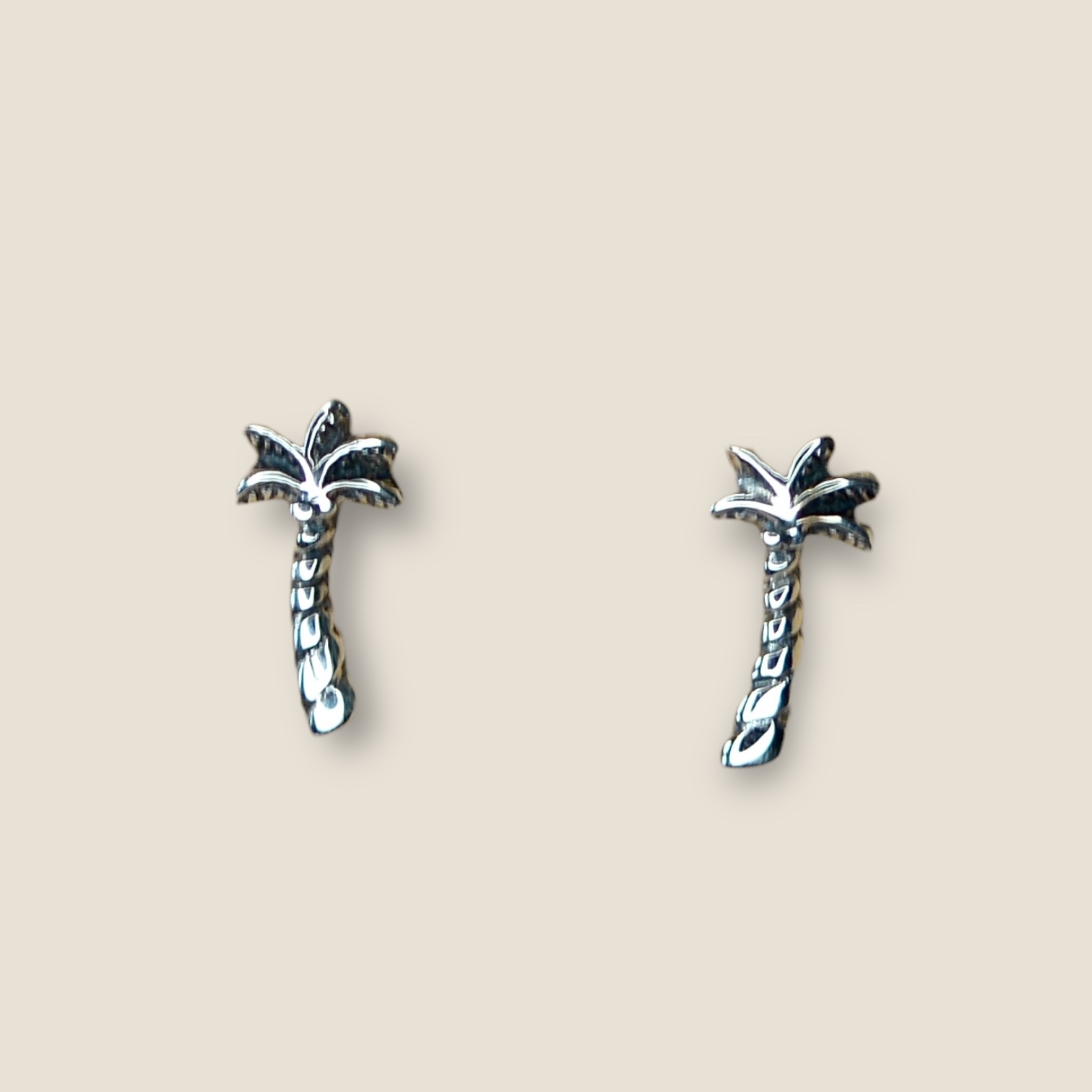 Palm Ear Studs Sterling SIlver