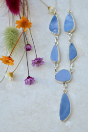 Doublet Opal Necklace Sterling Silver
