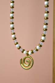 Vanuatu Spiral Ketting - Brass