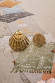 Gouden Schelp Bedel - Stainless Steel Goud