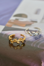 Vine Toe Ring Gold Vermeil