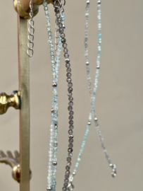 Smokey Quartz Sterling Silver Bracelet / Armband