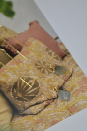 Aquamarijn Earchains - Gold Vermeil