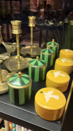 Klein Doosje Geel Met Witte Duif / ATLITW