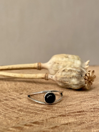 Black Onyx Ring Sterling Silver