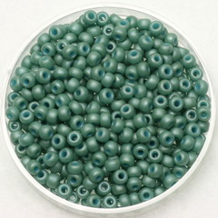 Miyuki Rocailles 3 mm Opaque Matte Luster Sea Foam 8-2028