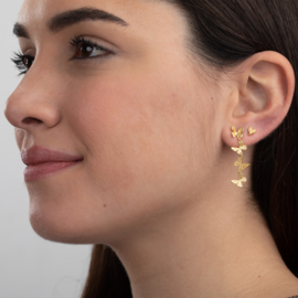 Leaf Earstuds Sterling Silver