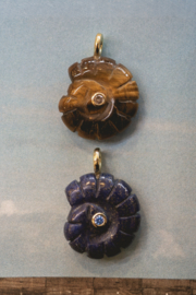 Edelsteen Schelp Hanger