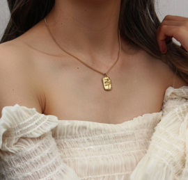 Connect Necklace Gold Plated