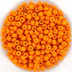 Miyuki Rocailles 3 mm Duracoat Opaque Kumquat 4454