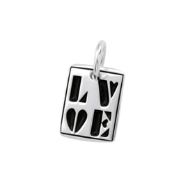 LOVE TAG STERLING SILVER PENDANT
