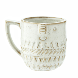 Stoneware Mug W/ Face Imprint / Madam Stoltz