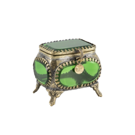 Laila Treasure Box Medium Emerald Green / Doing Goods