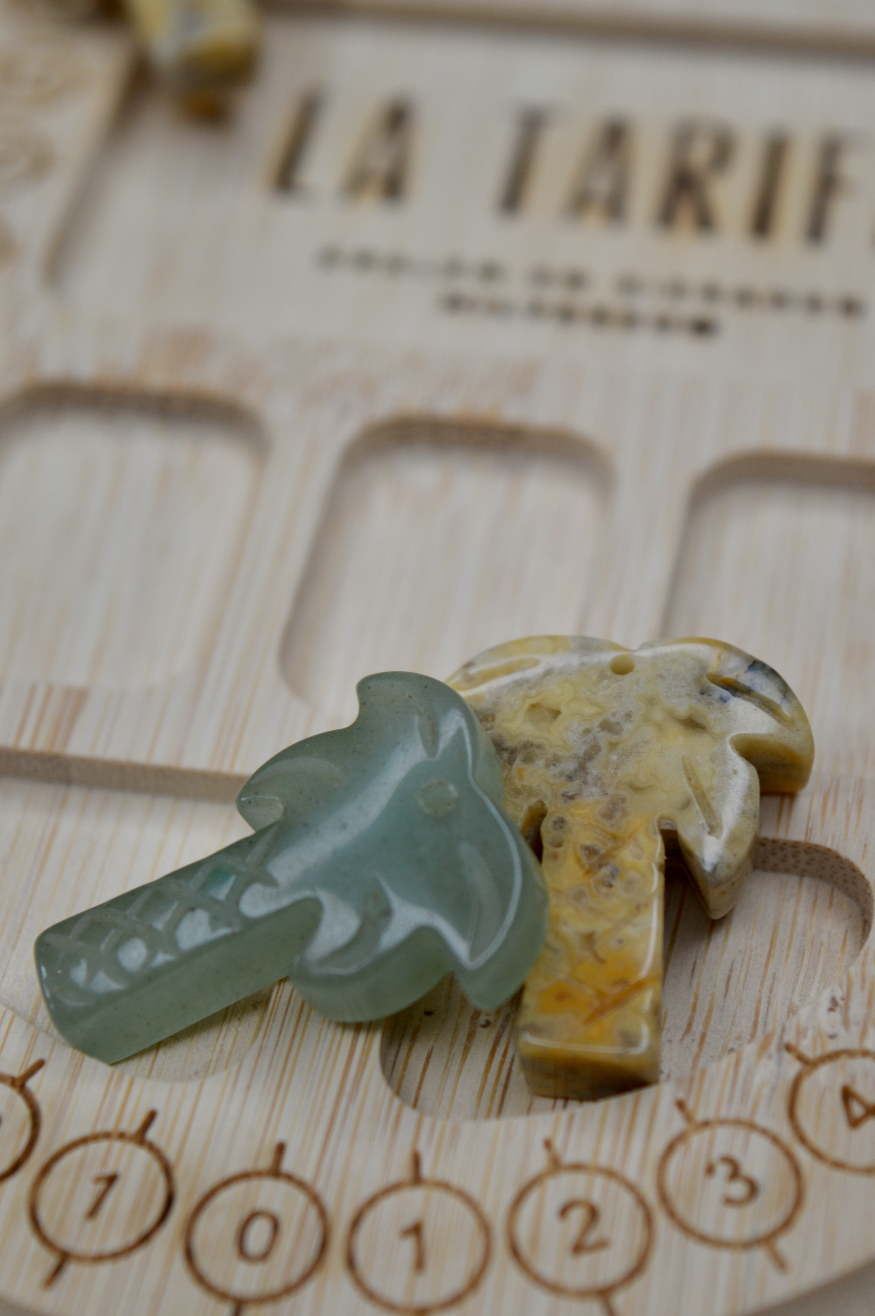 Agate Palm Pendant