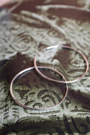 Amara Hoops 50 mm - Sterling Zilver