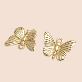 Vlinder Bedel Gold Plated