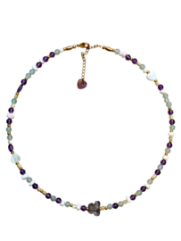 Amethyst Butterfly Necklace