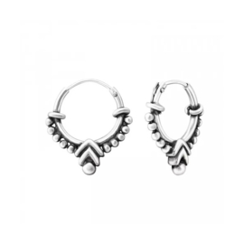 Bali Hoops Sterling Silver