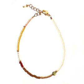 Beaded Bracelet Natural / Armband