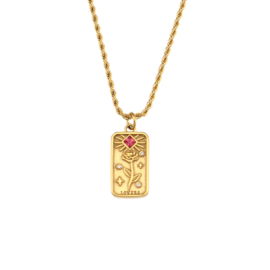 Lovers Necklace Gold Plated