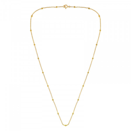 Ball Chain Ketting 45 cm - Gold Vermeil