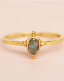 Labradorite Ring Gold Vermeil / Muja Juma