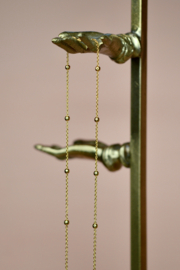 Ball Chain Ketting 45 cm - Gold Vermeil