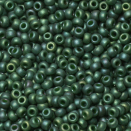 Miyuki Rocailles 2 mm Metallic Matte Sage Green 2031