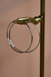 Amara Hoops 50 mm - Sterling Zilver