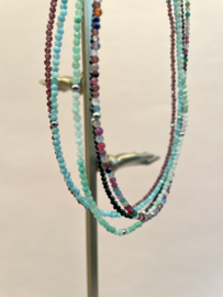 Amazonite Necklace Sterling Silver
