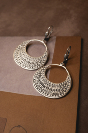 Tribal Earrings Brass